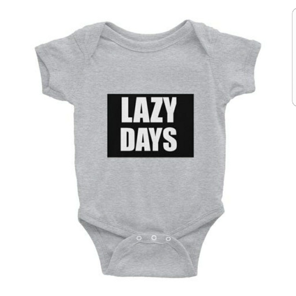 Lazy Days Funny Infant one piece